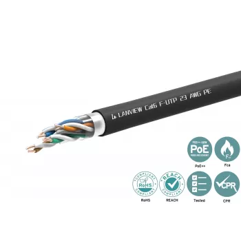 Lanview LVN-CAT6PE-FUTP-305M Cable de red Cat6 F/UTP (FTP)