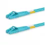 Lanview LVO231301 Cable InfiniBand/Fibra óptica 2 m 2x LC Color aguamarina