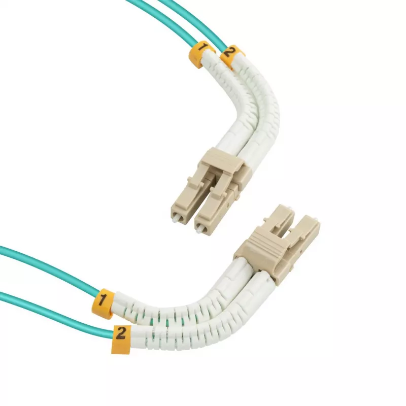 Lanview LVO2314705-FLEX Cable InfiniBand/Fibra óptica 0,5 m LC LC/LC Aguamarina