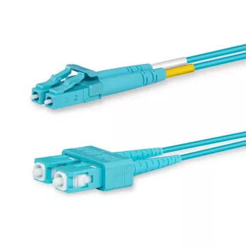 Lanview LVO231479 Cable InfiniBand/Fibra óptica 5 m 2x LC 2x SC Aguamarina