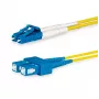Lanview LVO231492 Cable InfiniBand/Fibra óptica 2 m 2x LC 2x SC Amarillo