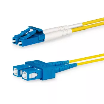 Lanview LVO231493 Cable InfiniBand/Fibra óptica 3 m 2x LC 2x SC Amarillo