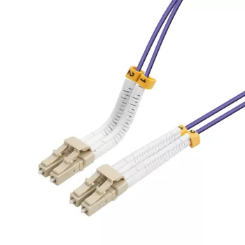 Lanview LVO2318005-FLEX Cable InfiniBand/Fibra óptica 0,5 m LC LC/LC Violeta