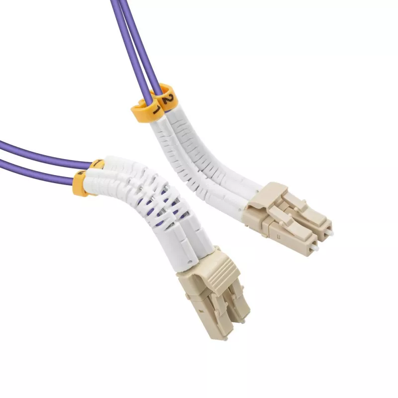 Lanview LVO2318005-FLEX Cable InfiniBand/Fibra óptica 0,5 m LC LC/LC Violeta
