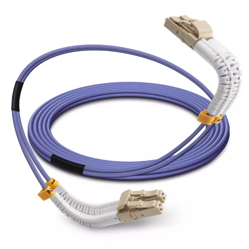 Lanview LVO2318005-FLEX Cable InfiniBand/Fibra óptica 0,5 m LC LC/LC Violeta