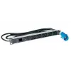 Lanview LVR261877 Unidad de distribución de energía (PDU) 10 salidas AC 1U negra