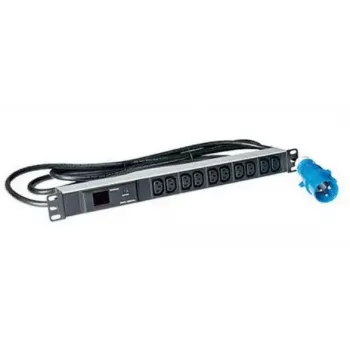 Lanview LVR261877 Unidad de distribución de energía (PDU) 10 salidas AC 1U negra