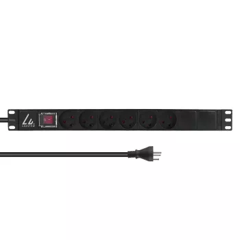 Lanview LVR-3MDK-SW-DK6 Regleta de enchufes para rack de 19