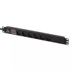 Lanview LVR-3MDK-SW-DK6 regleta para rack de 19 pulgadas, 1U, 13 A, con interruptor de encendido/apagado