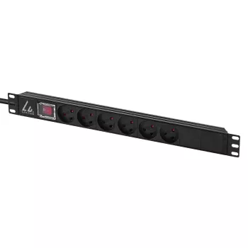 Lanview LVR-3MDK-SW-DK6 Regleta de enchufes para rack de 19