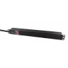 Lanview LVR-3MUK-SW-UK6 Unidad de distribución de energía (PDU) 6 salidas AC 1.4U negra