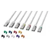 Cable de red Lanview LV-SFTP6A10W conector dorado S/FTP 10m blanco
