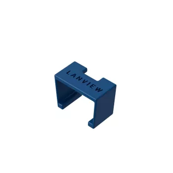 Clip de codificación por colores Lanview LVT-SC-B azul plástico 20 uds.