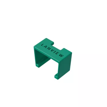 Clip de codificación por colores Lanview LVT-SC-G verde plástico 20 uds.