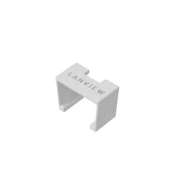 Clip de codificación por colores Lanview LVT-SC-W plástico blanco 10 mm 20 uds.