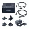 StarTech.com M2-HDD-DUPLICATOR-N1 duplicador y base independiente 1:1 para unidades M.2 NVMe (PCIe), hasta 90 GB/min, USB-C 20 Gbps, de dos bahías, compatible con TAA