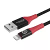 Cable Lightning Microconnect MC-ALIGHTNING-SC 1,5 m negro