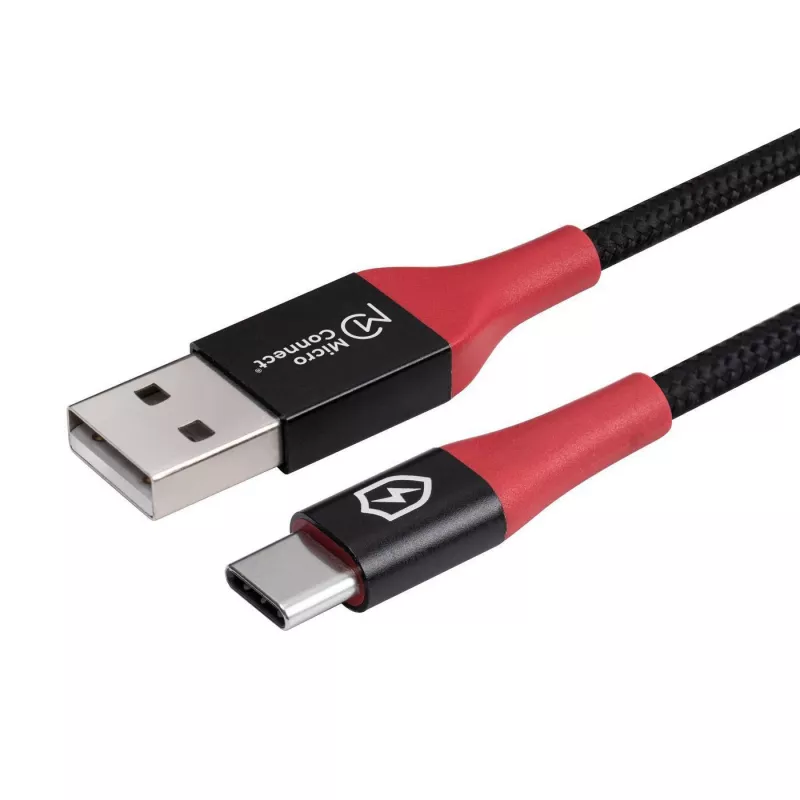 Cable USB Microconnect MC-AUSBC-SC 1,5 m USB A USB C negro
