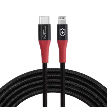 Cable Lightning Microconnect MC-CLIGHTNING-SC 1,5 m negro