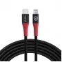 Cable Lightning Microconnect MC-CLIGHTNING-SC 1,5 m negro
