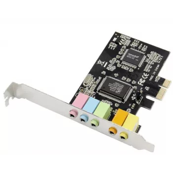 Tarjeta de audio Microconnect MC-CMI6CH-PCIE interna 5.1 canales PCI-E
