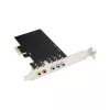 Tarjeta de audio Microconnect MC-CMI6CH-PCIE interna 5.1 canales PCI-E