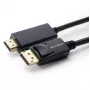 Microconnect MC-DP-HDMI-100 Cable adaptador de vídeo 1 m DisplayPort Negro