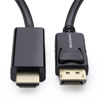 Microconnect MC-DP-HDMI-150 Cable adaptador de vídeo 1,5 m DisplayPort Negro