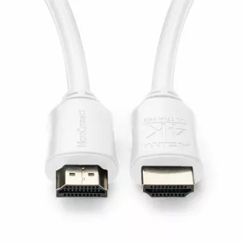 Cable HDMI Microconnect MC-HDM19190.5V2.0WH 0,5 m HDMI Type-A macho a macho 18 Gbit/s