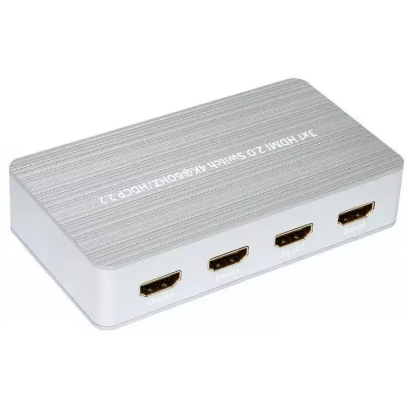 Microconnect MC-HMSW301B Conmutador de vídeo HDMI