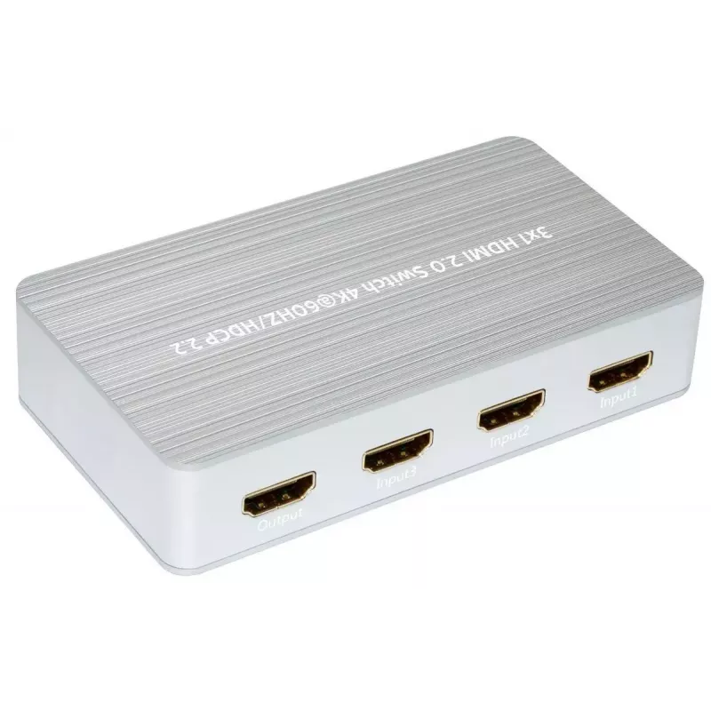Microconnect MC-HMSW301B Conmutador de vídeo HDMI