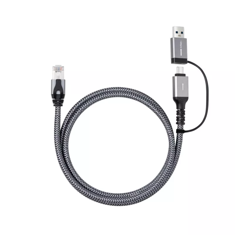 Microconnect Cable adaptador CAT6 RJ45 FTP a USB A-C, 2 metros Adaptador de red