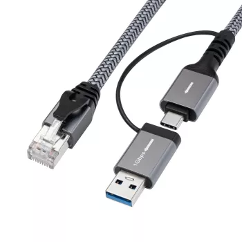 Microconnect Cable adaptador CAT6 RJ45 FTP a USB A-C, 10 metros Adaptador de red