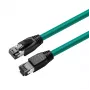 Microconnect MC-SFTP80025G Cable de red verde 0,25 m Cat8.1 S/FTP (S-STP)
