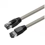 Microconnect MC-SFTP8010 Cable de red gris 10 m Cat8.1 S/FTP (S-STP)
