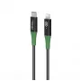 Microconnect MC-SMART Cable Lightning USB C-L-1 1 m negro, verde