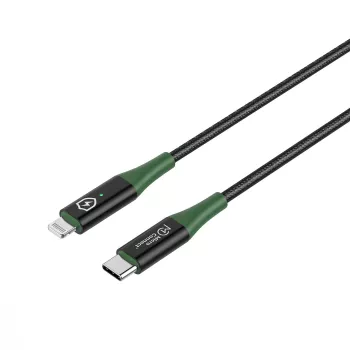 Microconnect MC-SMART Cable Lightning USB C-L-2 2 m negro, verde