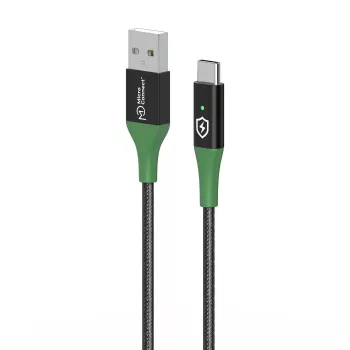 Microconnect MC-SMART USB-A-C-01 Cable USB USB 2.0 1 m USB A USB C negro, verde