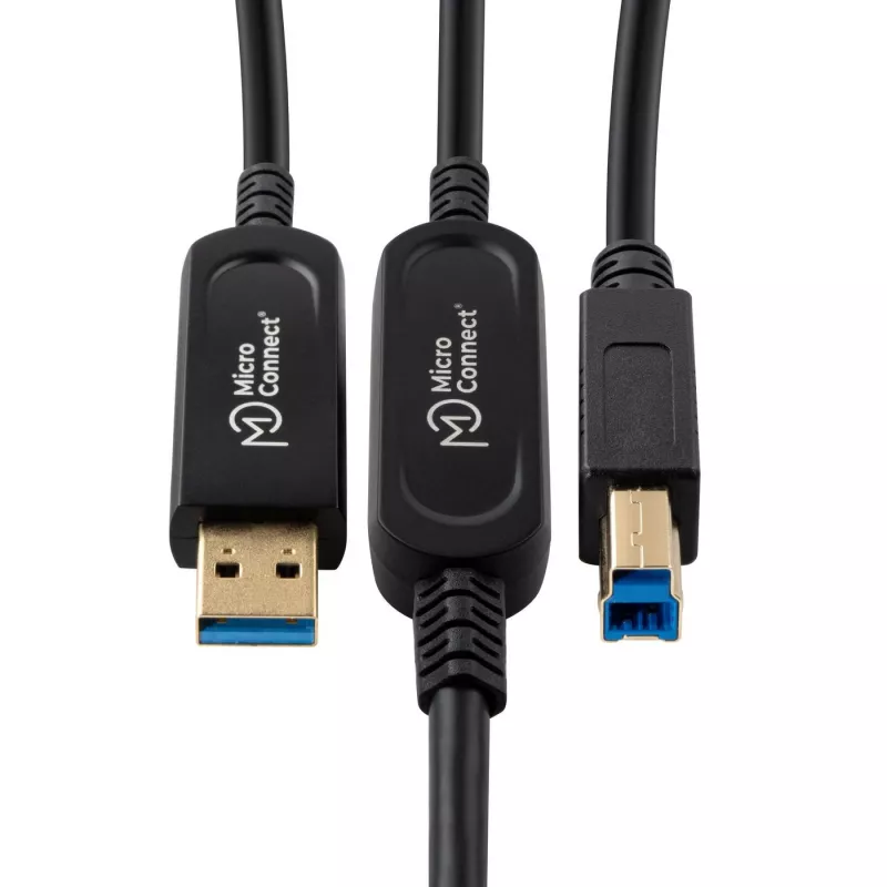 Microconnect MC-USB3.0AB10OP Cable USB USB 3.2 Gen 2 (3.1 Gen 2) 10 m USB A USB B negro