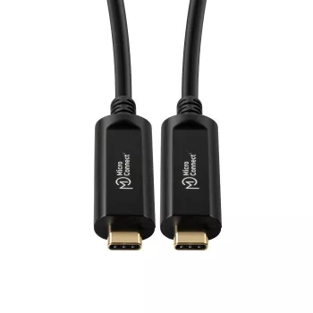 Microconnect MC-USB3.1C15OP Cable USB USB 3.2 Gen 2 (3.1 Gen 2) 15 m USB C negro