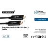 Microconnect MC-USB3.1C15OP Cable USB USB 3.2 Gen 2 (3.1 Gen 2) 15 m USB C negro