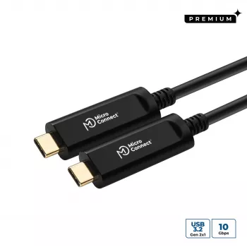Microconnect MC-USB3.1CC10OP Cable USB USB 3.2 Gen 2 (3.1 Gen 2) 10 m USB C negro