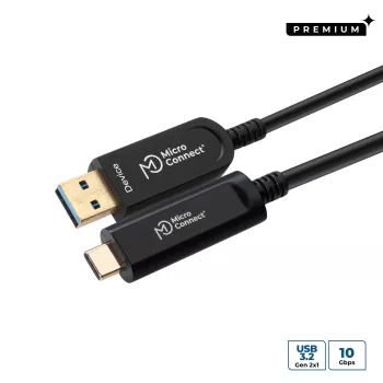 Microconnect MC-USB3.2CA5OP Cable USB USB 3.2 Gen 2 (3.1 Gen 2) 5 m USB A USB C negro