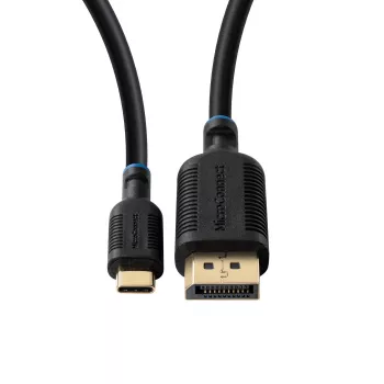 Microconnect MC-USBCDP5 Adaptador de cable de vídeo 5 m USB Type-C DisplayPort negro