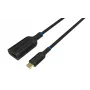 Adaptador de cable de vídeo Microconnect MC-USBCDP-A 0,2 m USB Type-C a DisplayPort negro
