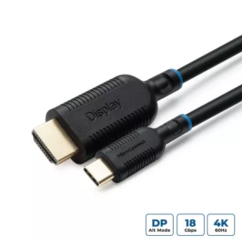 Microconnect MC-USBCHDMI5 Adaptador de cable de vídeo 5 m HDMI Type-A (estándar) USB Type-C negro