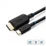 Microconnect MC-USBCHDMI5 Adaptador de cable de vídeo 5 m HDMI Type-A (estándar) USB Type-C negro