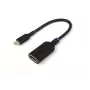 Microconnect MC-USBCHDMI-A Adaptador de cable de vídeo 0,2 m USB C HDMI negro
