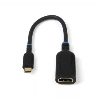 Microconnect MC-USBCHDMI-A Adaptador de cable de vídeo 0,2 m USB C HDMI negro
