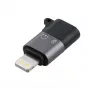 Adaptador de cable con conector Microconnect MC-USBCLIGHT USB C a Lightning plateado